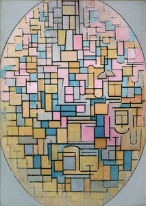 Tableau III: Composition in Oval, 1914